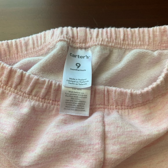 🐦 Carter’s Most Adorable Girl Sweatsuit Size 9M - Picture 12 of 12